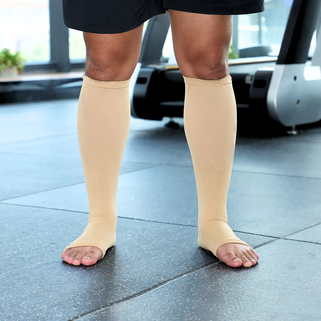 Zipper Toeless Compression Socks - Image 7